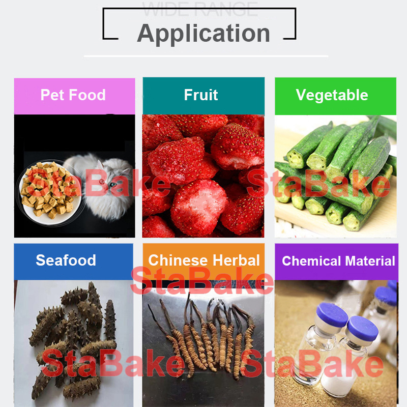 مجال تطبيق آلة تجفيف الفراغ بالتجميد